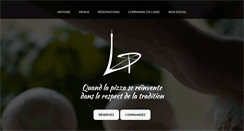Desktop Screenshot of laparizza.com